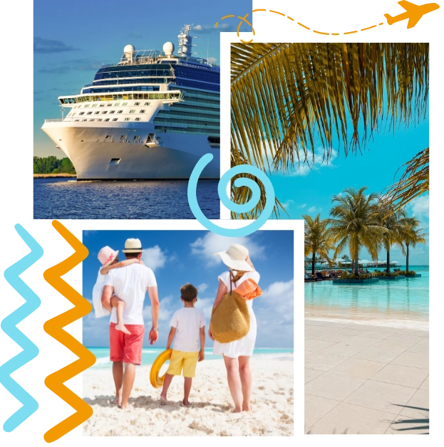Tropical cruise, beach scenes, and family fun in one sunny getaway